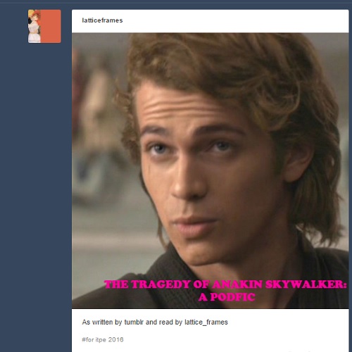 The Tragedy of Anakin Skywalker by lattice_frames